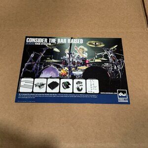 Ray Luzier of KORN - DW Hardware - 2012 Print Advertisement